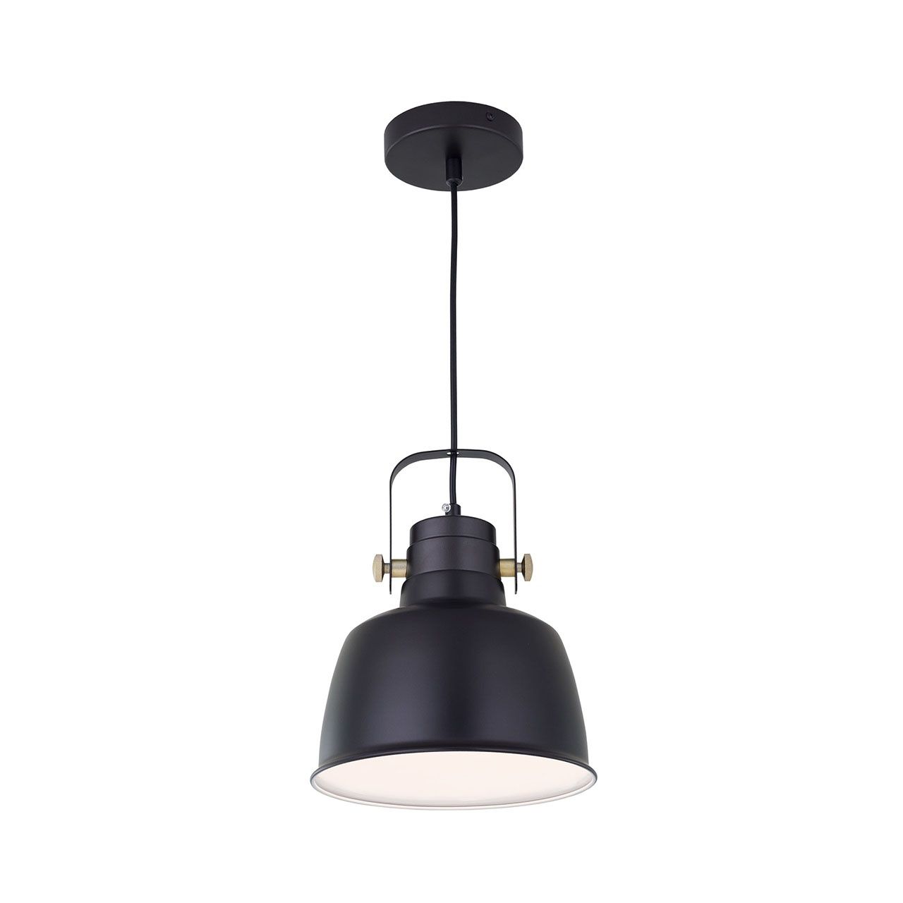 Подвесной светильник Citilux Спенсер CL448113, черный, диаметр 23 см