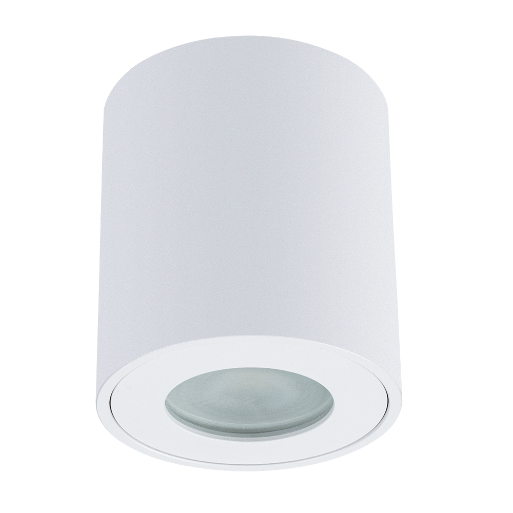Точечный светильник 8*8,4 см, 1 GU10*35W,  К, Arte Lamp Tino A1469PL-1WH, Белый