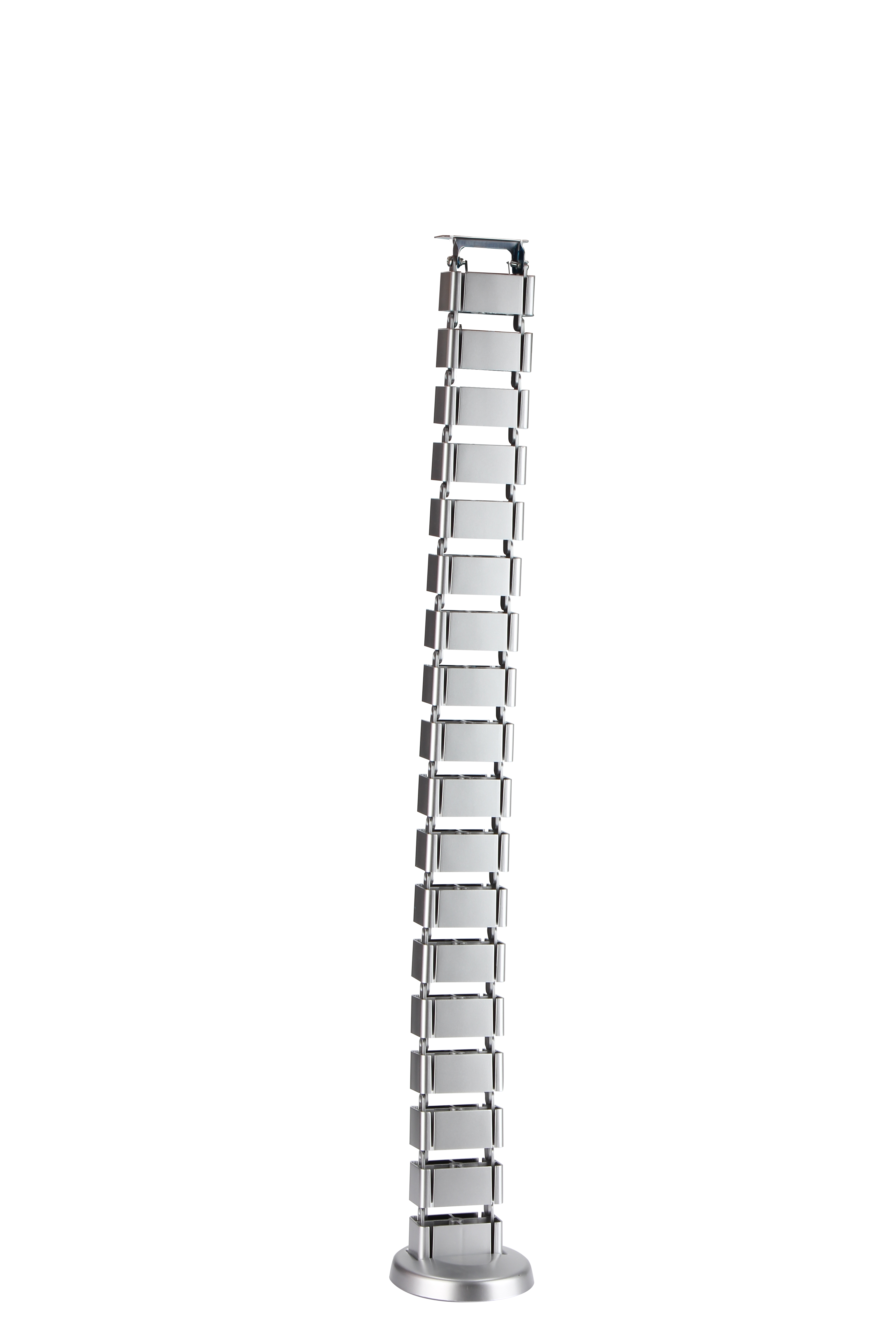 Donel Кабель-канал вертикальный гибкий SquareDesign, пластик, серебро, длина 0.792м DSCDS