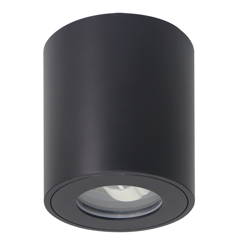 Точечный светильник 8*8,4 см, 1 GU10*35W,  К, Arte Lamp Tino A1469PL-1BK, Черный