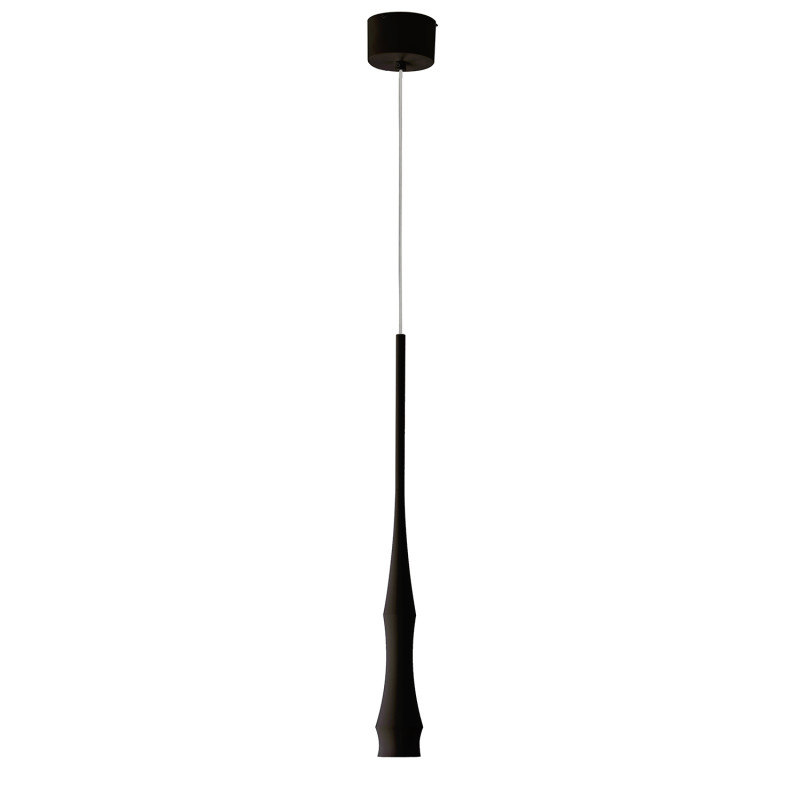 Подвесной светильник 6*180 см, 6W, Favourite Ipsam 4330-1P темно-серый, белый акрил