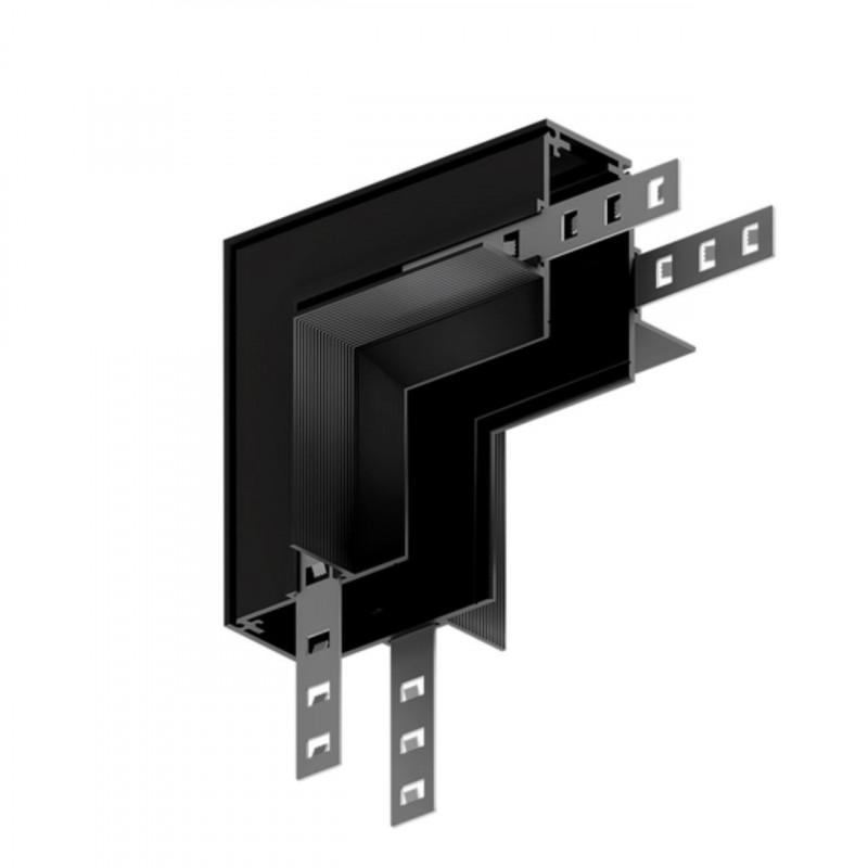 Коннектор угловой внутренний для встраиваемого шинопровода Arte lamp Linea-accessories Черный A489906