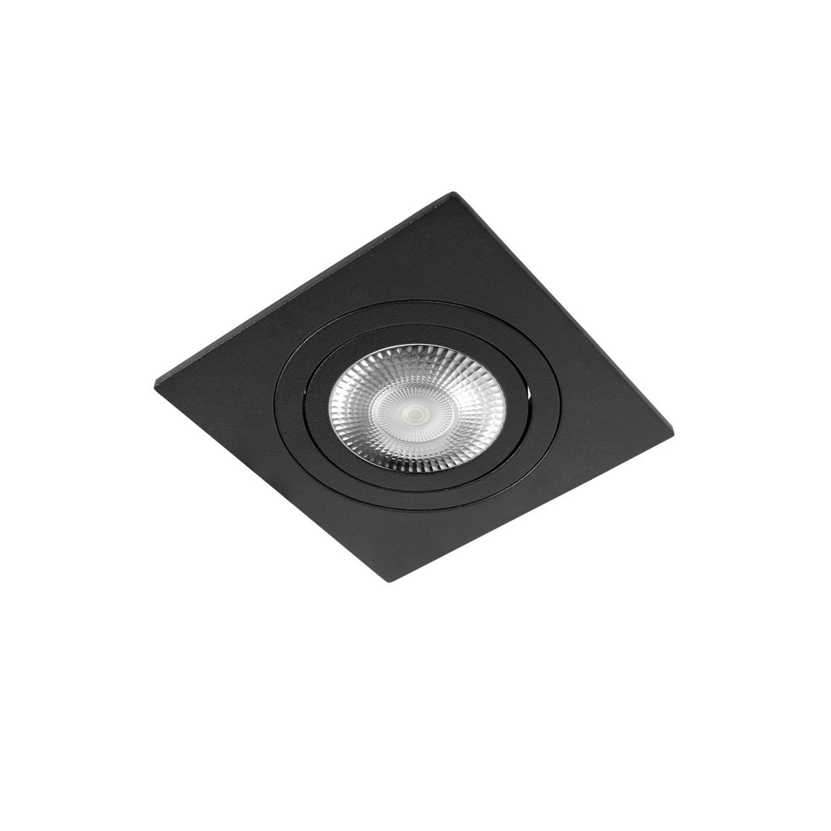 Встраиваемый светильник 9*9*2,5 см, GU10 LOFT IT Hap 10341/A Black черный