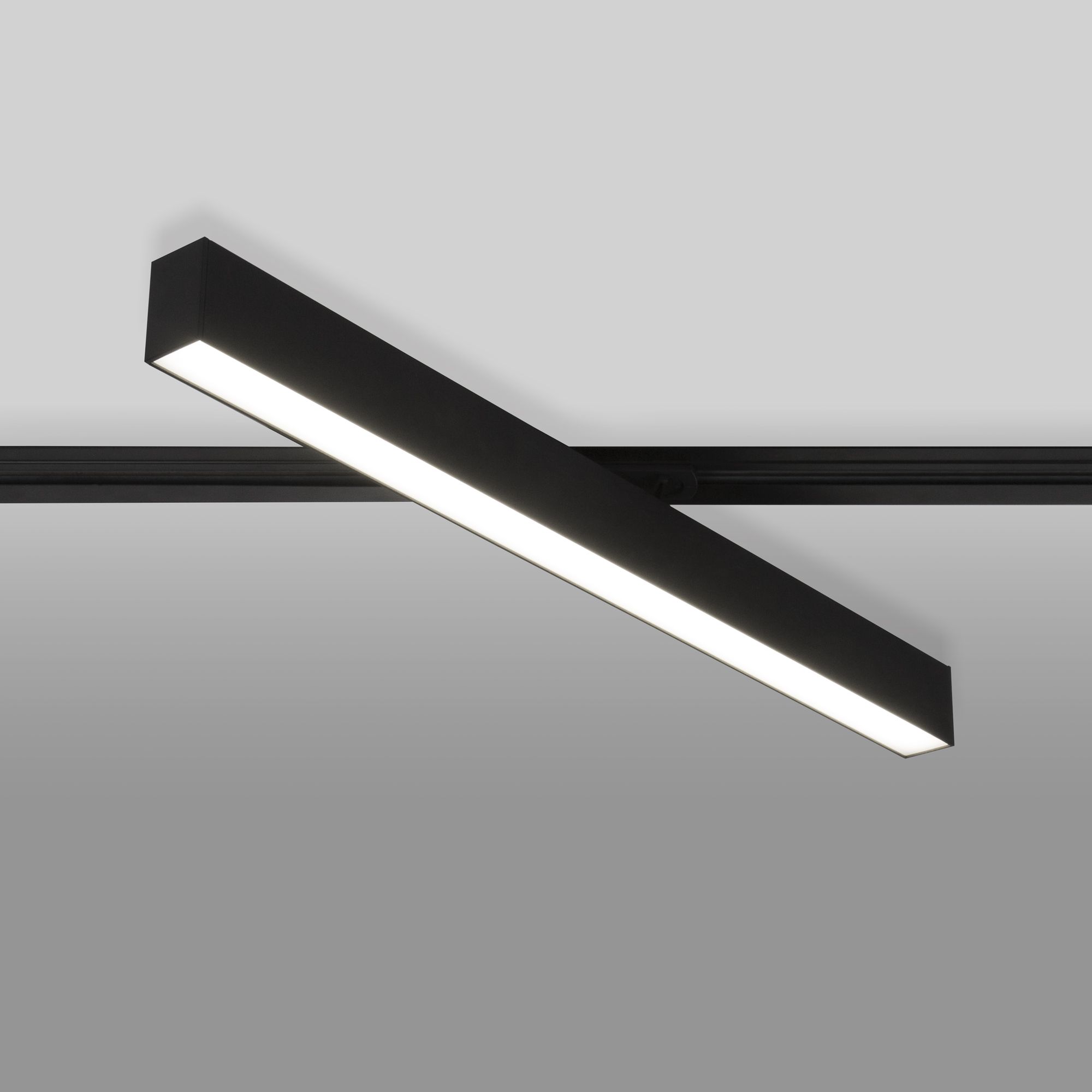 Трековый светодиодный светильник для однофазного шинопровода X-Line черный матовый X-Line черный матовый 20W 4200K (LTB54) однофазный Elektrostandard