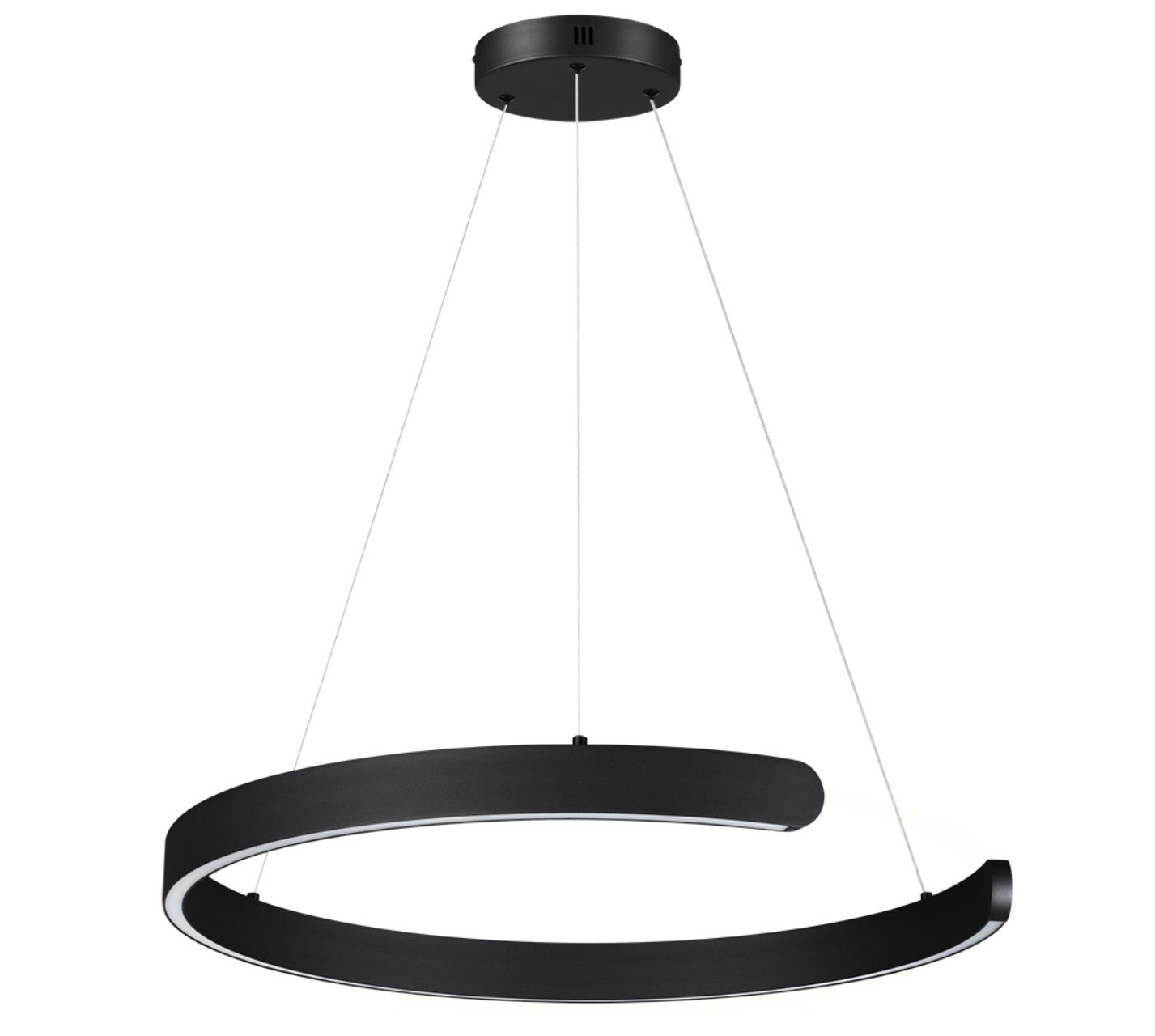 Светильник подвесной *60*100 см, LED *43W, 3000-6000K К, Lumion Indie 6534/43L, чёрный