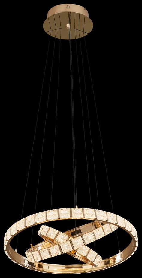 Светильник подвесной Wertmark Vera WE458.03.303, 81*81 см, золото