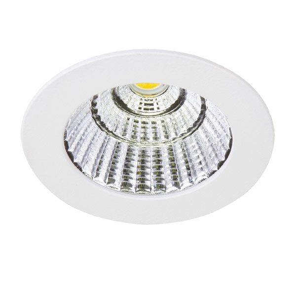 Встраиваемый светильник 7 см, 7W, 3000К, белый,  Lightstar Soffi 212416, светодиодный