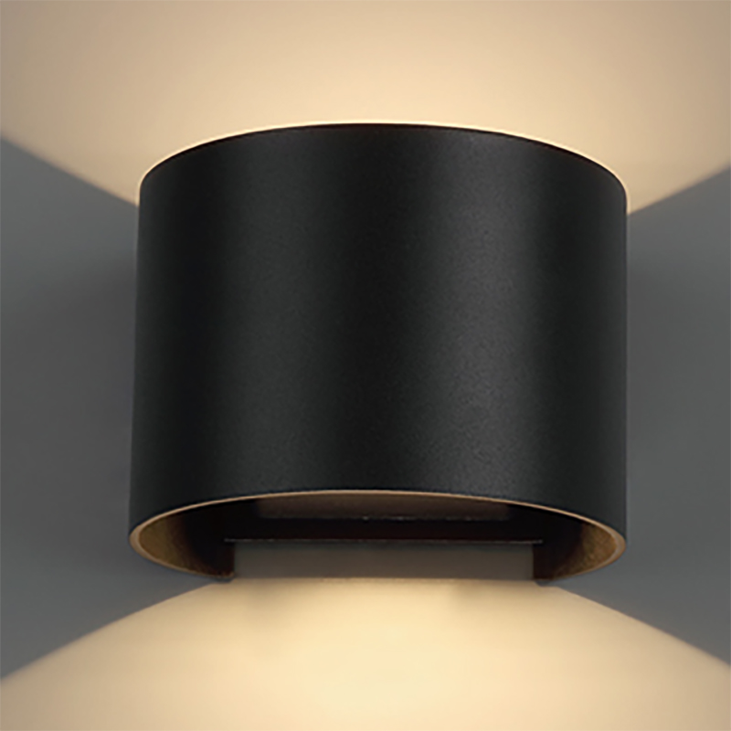 Уличный светильнык 13,6*11,6*10 см, LED 12W 2700K черный Mantra Davos 8604