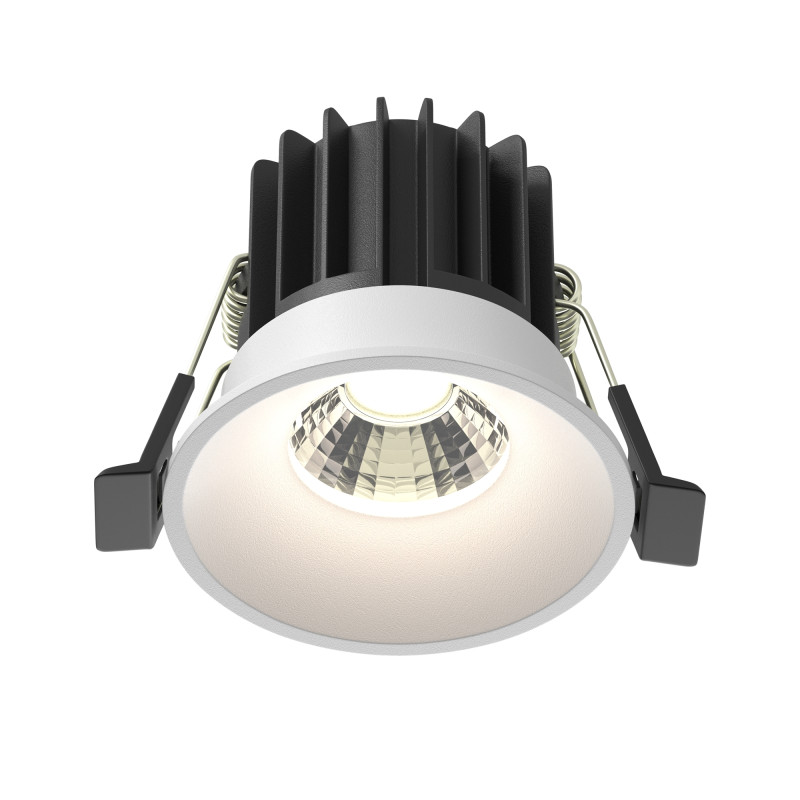 Встраиваемый светильник 6*6*5,3 см, LED, 7W, 4000К, Maytoni Technical ROUND DL058-7W4K-W белый