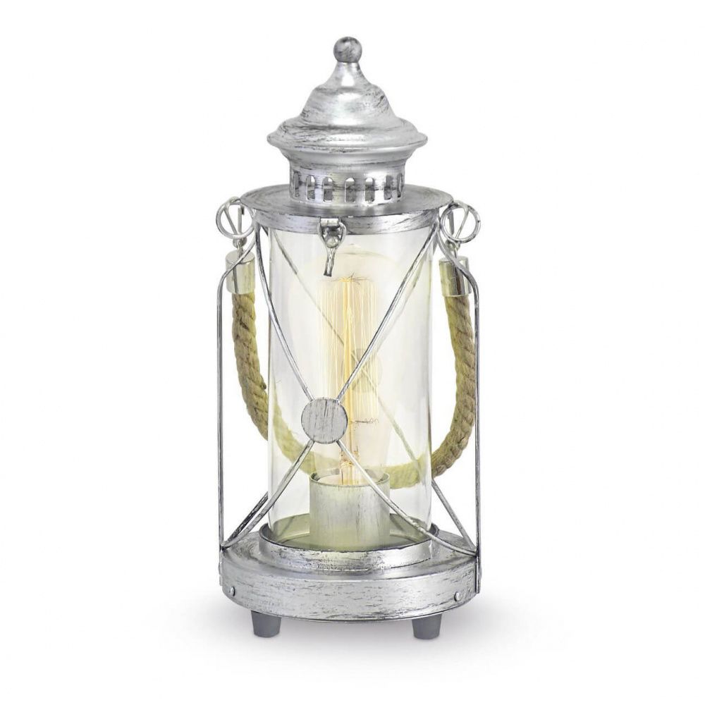 Настольная лампа  Eglo PROMO  Vintage 49284, серебро