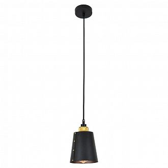 Подвесной светильник Диаметр 14 см Lussole Loft LSP-9861 Черный