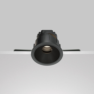 Встраиваемый светильник 8,3*7 см, LED*10W, 4000 К, Wise DL057-10W4K-B Maytoni Downlight, Черный