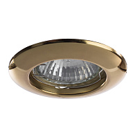 Врезной светильник Arte Lamp Praktisch A1203PL-1GO, золото