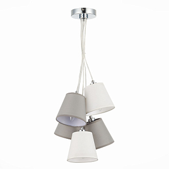 Светильник подвесной 40 см, 200W,  EVOLUCE  PRATO  SLE300403-05  Хром