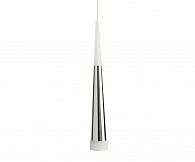 Подвесной светильник Kink Light РЭЙ 6114-1A,02 белый/хром, диаметр 8 см