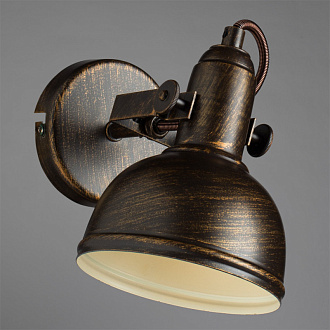 Светильник спот Arte Lamp A5213AP-1BR Martin коричневый Loft