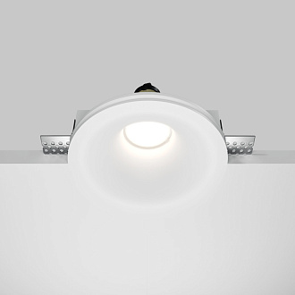 Встраиваемый светильник 13*13*5 см, 1*GU10, 12W, Maytoni Technical Gyps Modern DL002-1-01-W-1 белый