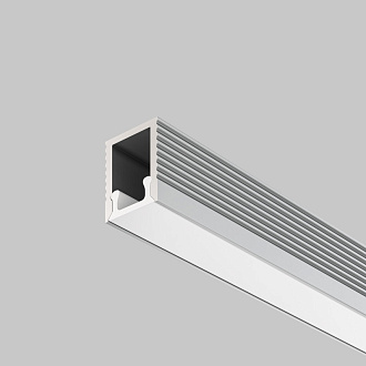 Алюминиевый профиль  Накладной 9*7,8*2000 мм для светодиодной ленты Maytoni Led strip Серебро ALM-0809-S-2M
