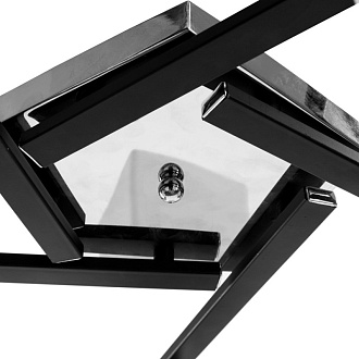 Потолочный светильник ArteLamp A8165PL-5BK, диаметр 54 см, черный/хром