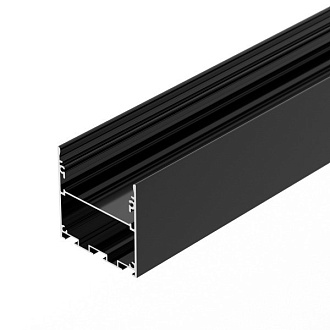 Профиль LINE-S-5050-3000 BLACK (Arlight, Алюминий) 041841