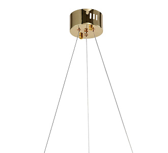 Светильник подвесной 40 см, LED 76W 4000K золото Zortes Ringer ZRS.57792.76