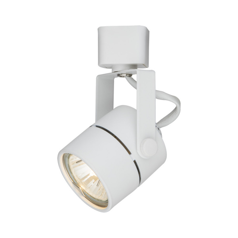 Трековый светильник Arte Lamp Track Lights A1310PL-1WH, белый, 14x8x6см, GU10, max 50Вт
