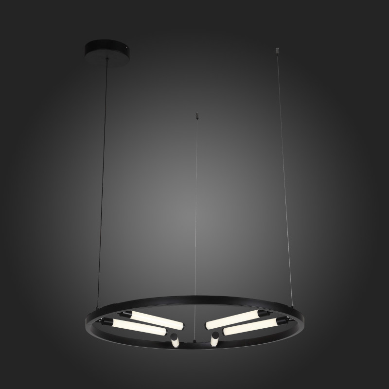 Светильник подвесной 85 см, 36W 4000K ST LUCE BISARIA SL393.403.06 Черный