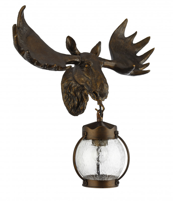 Уличный светильник Favourite Hunt 1848-1W, D200*W450*H470, металл и гипс, цвет коричневый