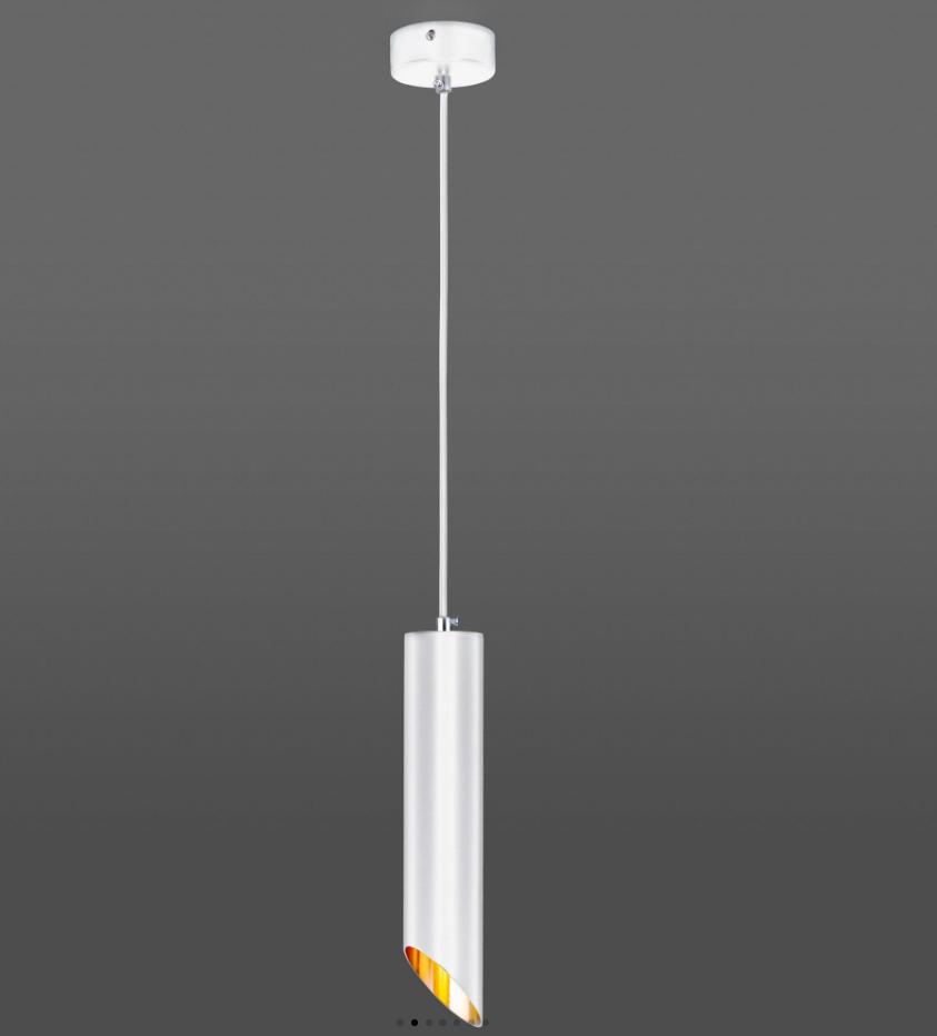 Подвесной светильник 6 см Eurosvet 7011, 7005 7011 MR16 WH/GD белый/золото