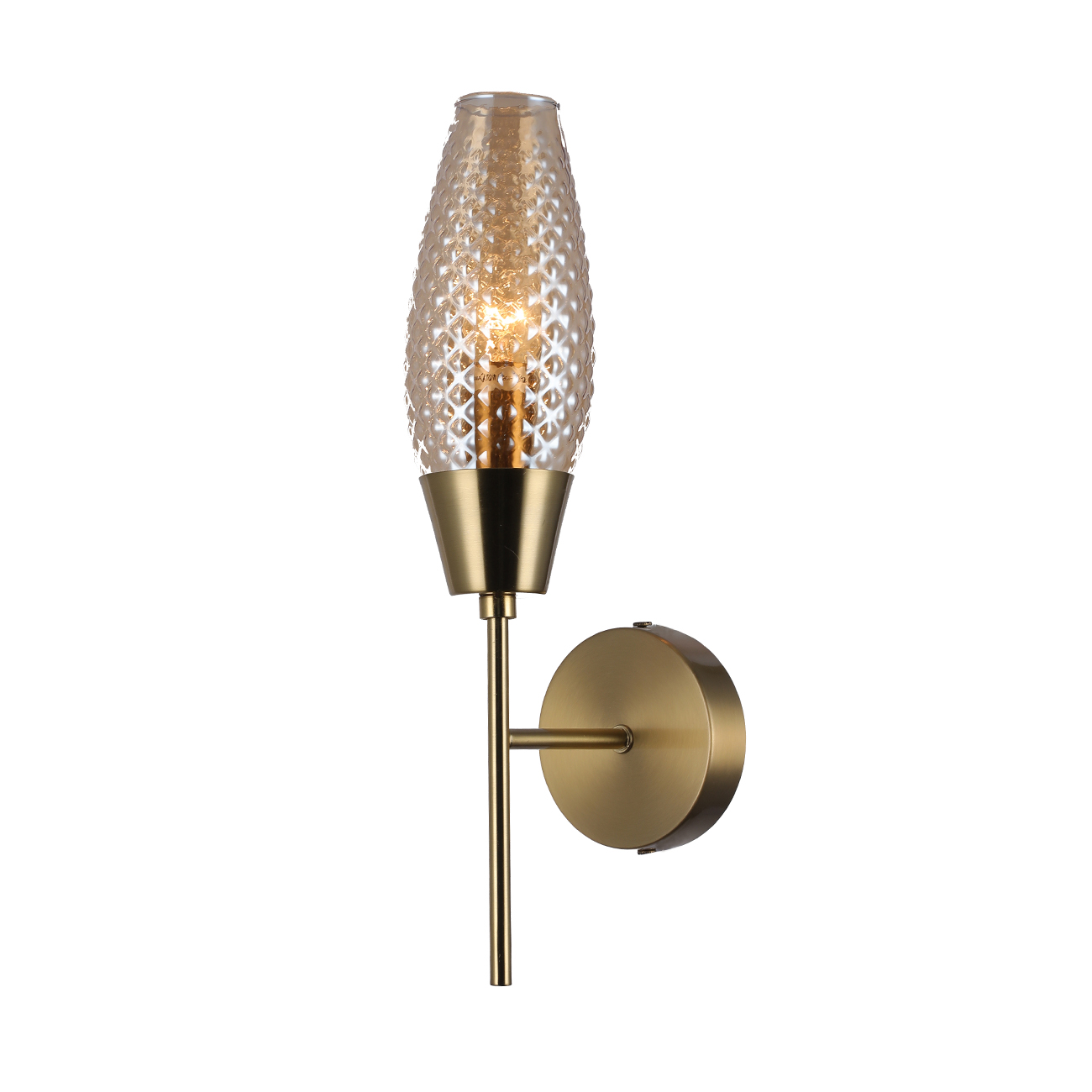Настенный светильник 100*150*370 мм, 1*E14 медь Escada Desire 10165/1A Copper