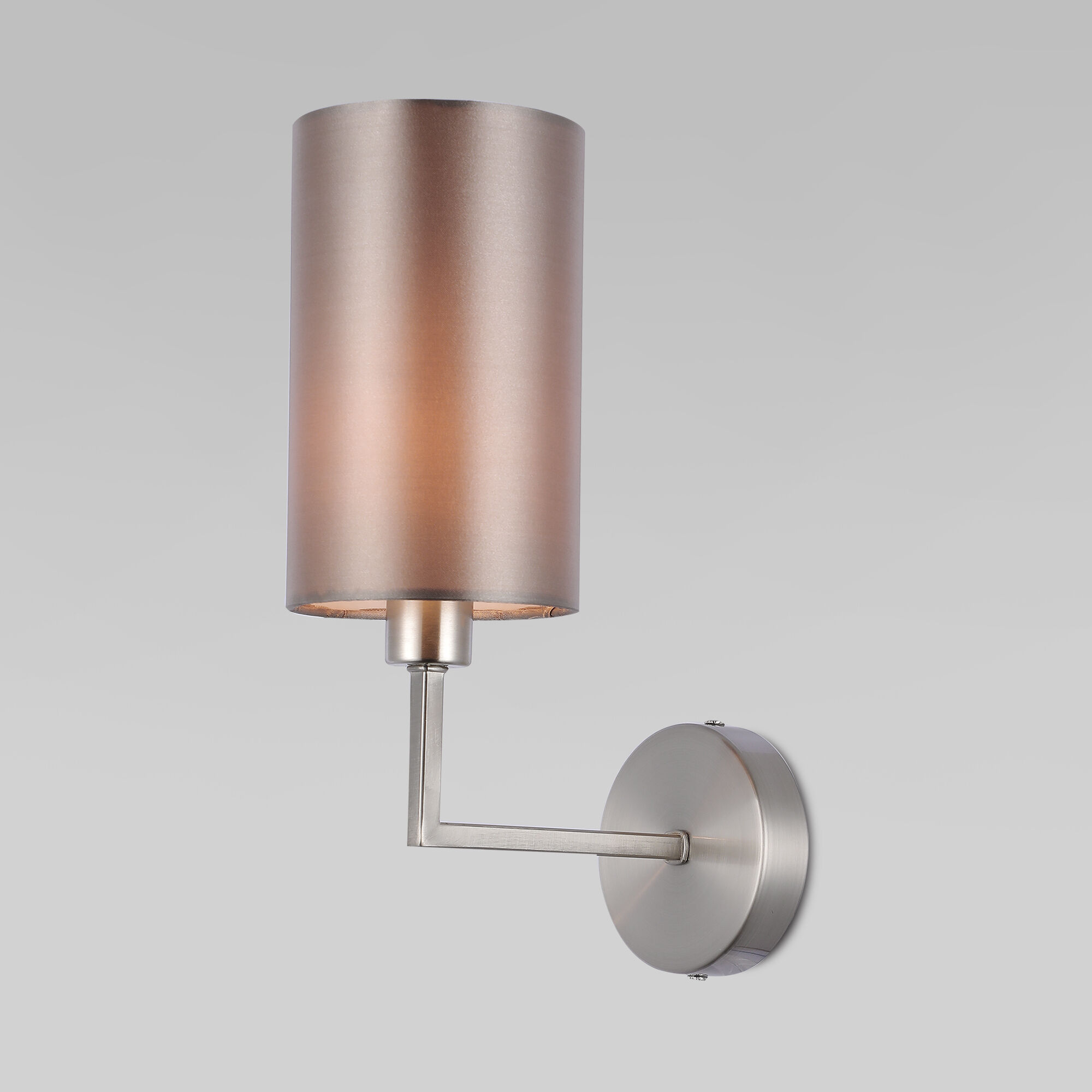 Настенный светильник с абажуром Eurosvet Soffio 60134/1 никель