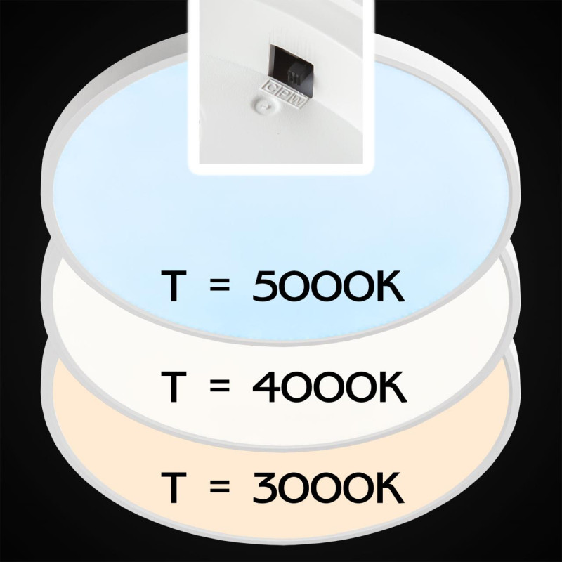 Светильник 60 см, 50W, 3000-5000K Citilux Бейсик CL738500V, белый