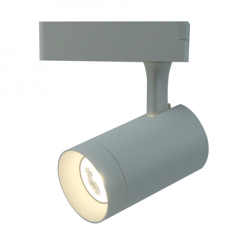 Трековый светильник Arte Lamp Soffitto A1710PL-1WH, белый, 18x10x7см, LED, 10W, 4000K,800Lm