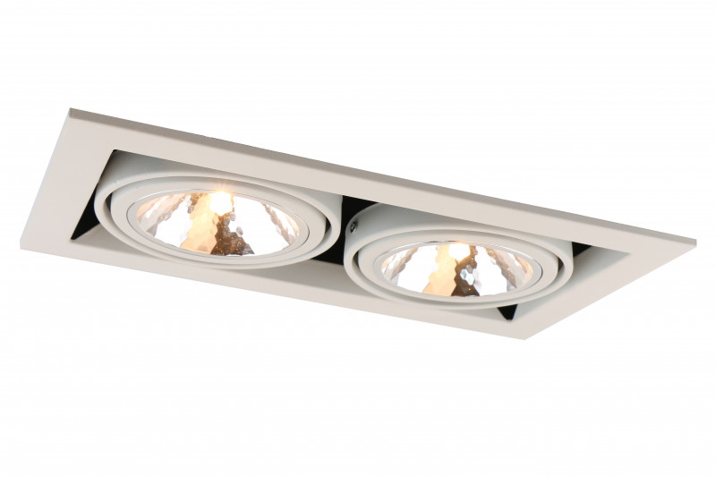 Встраиваемый стандартный светильник Arte Lamp A5949PL-2WH, белый