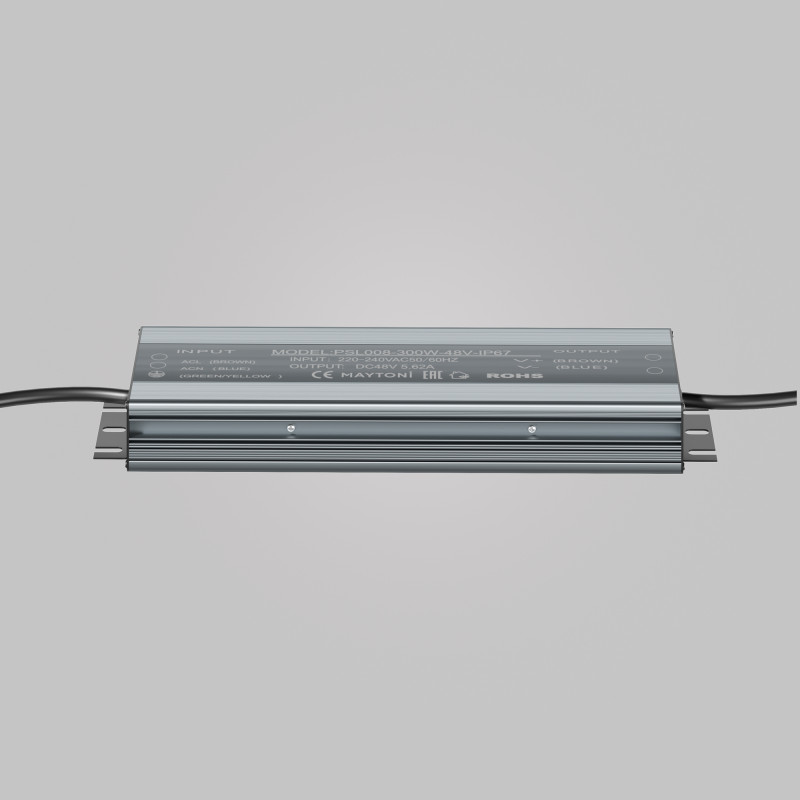 Блок питания для магнитных систем 300Вт, 48V, IP67 Maytoni Power Supply Magnetic PSL008-300W-48V-IP67