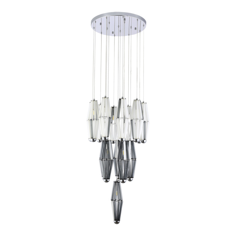 Светильник подвесной 45*100/150 см, 16*G9*5W 4000K ST LUCE Ciara SL1242.103.16 хром