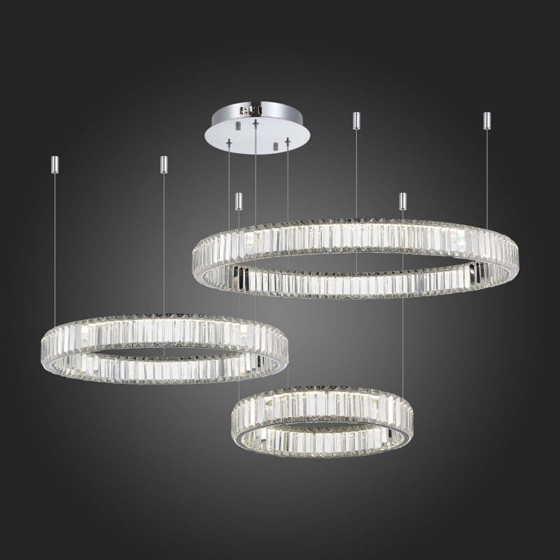 Люстра подвесная 130*120 см, 122W 4000K ST LUCE TIVOLI SL1622.113.03 Хром