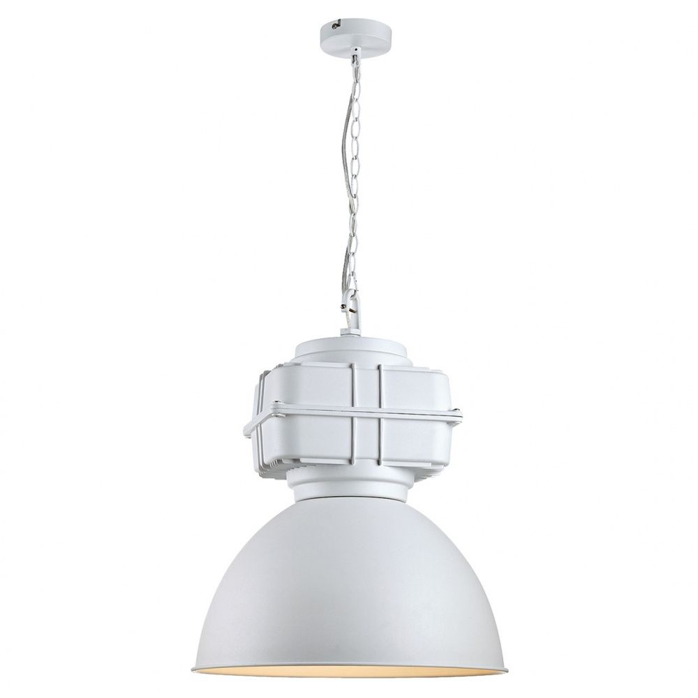 Подвесной светильник Lussole Loft Arta LSP-9827, диаметр 41 см, белый