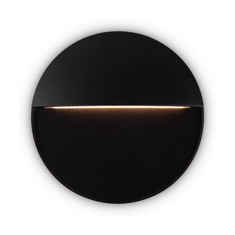 Светодиодный светильник 16 см, 7W, 3000K, Maytoni Mane O046SL-L7B3K, черный
