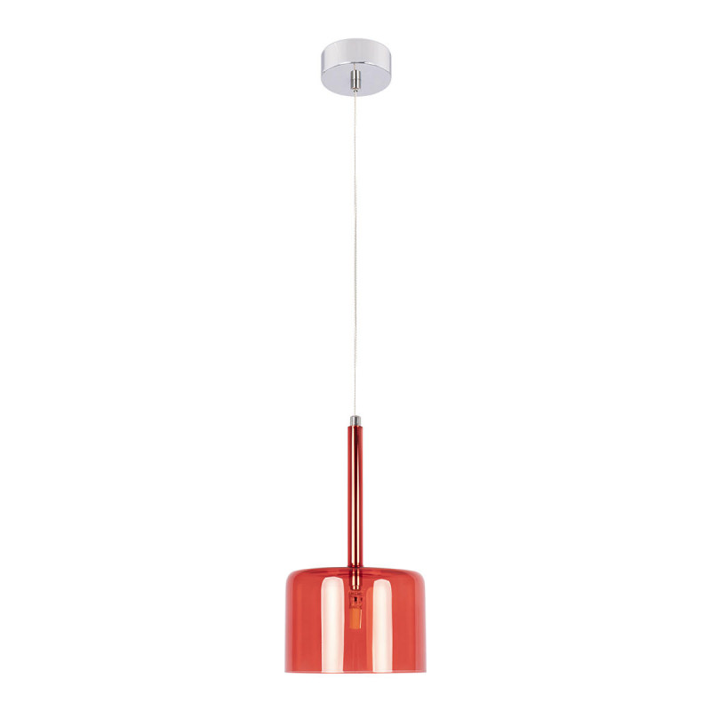 Подвесной светильник 14 см, 1*G4*5W хром Loft It Spillray 10232/A Red