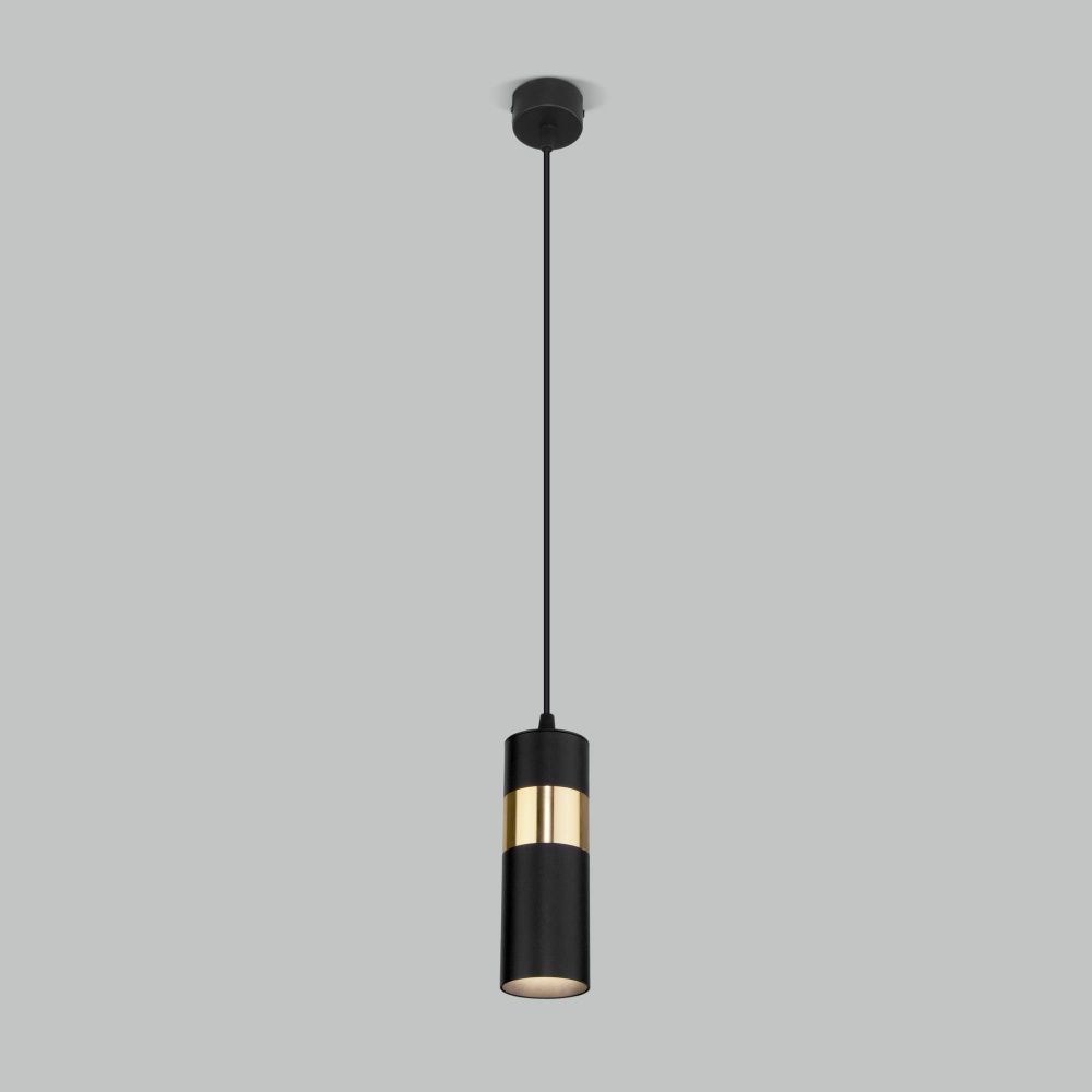 Подвесной светильник 6 см Eurosvet Viero 50096/1 черный/золото