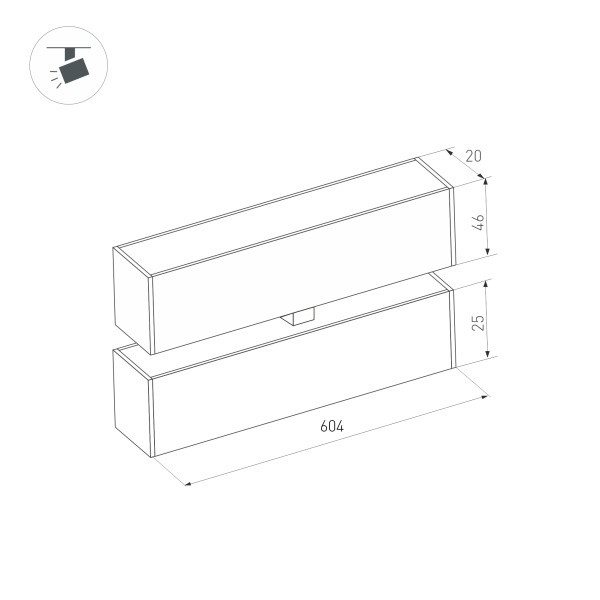 Светильник MAG-FLAT-FOLD-25-S604-18W Day4000 (BK, 100 deg, 24V) (Arlight, IP20 Металл, 3 года) 034239