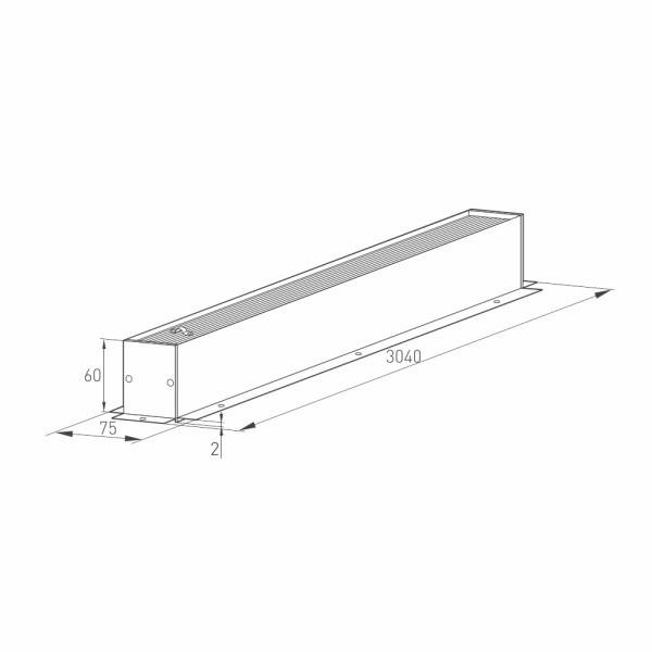 Трек встраиваемый MAG-TRACK-4560-F-3040 (WH) (Arlight, IP20 Металл, 3 года) 028062(1)