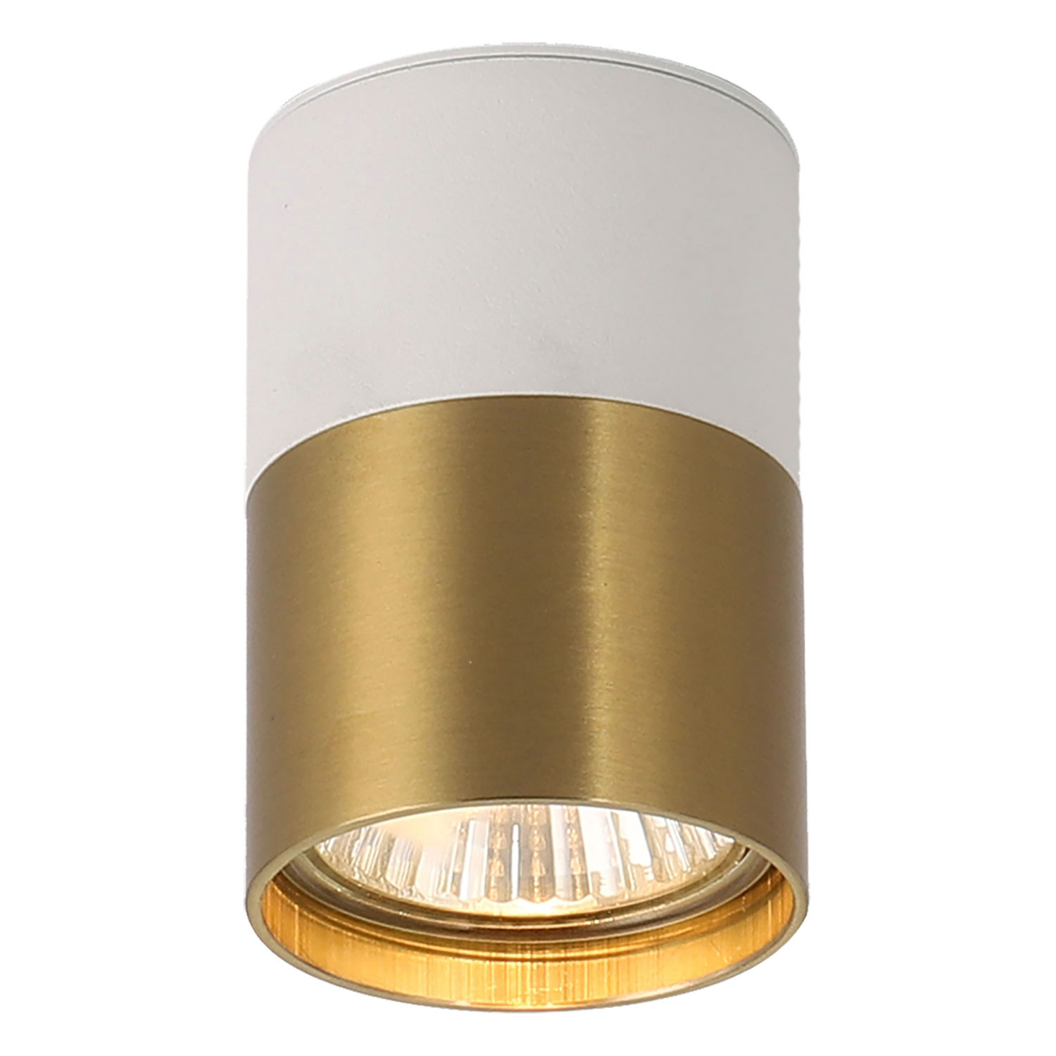 Потолочный светильник 5*8 см, 1*Gu10*50W Lussole Gilbert LSP-8830 белый/бронзовый