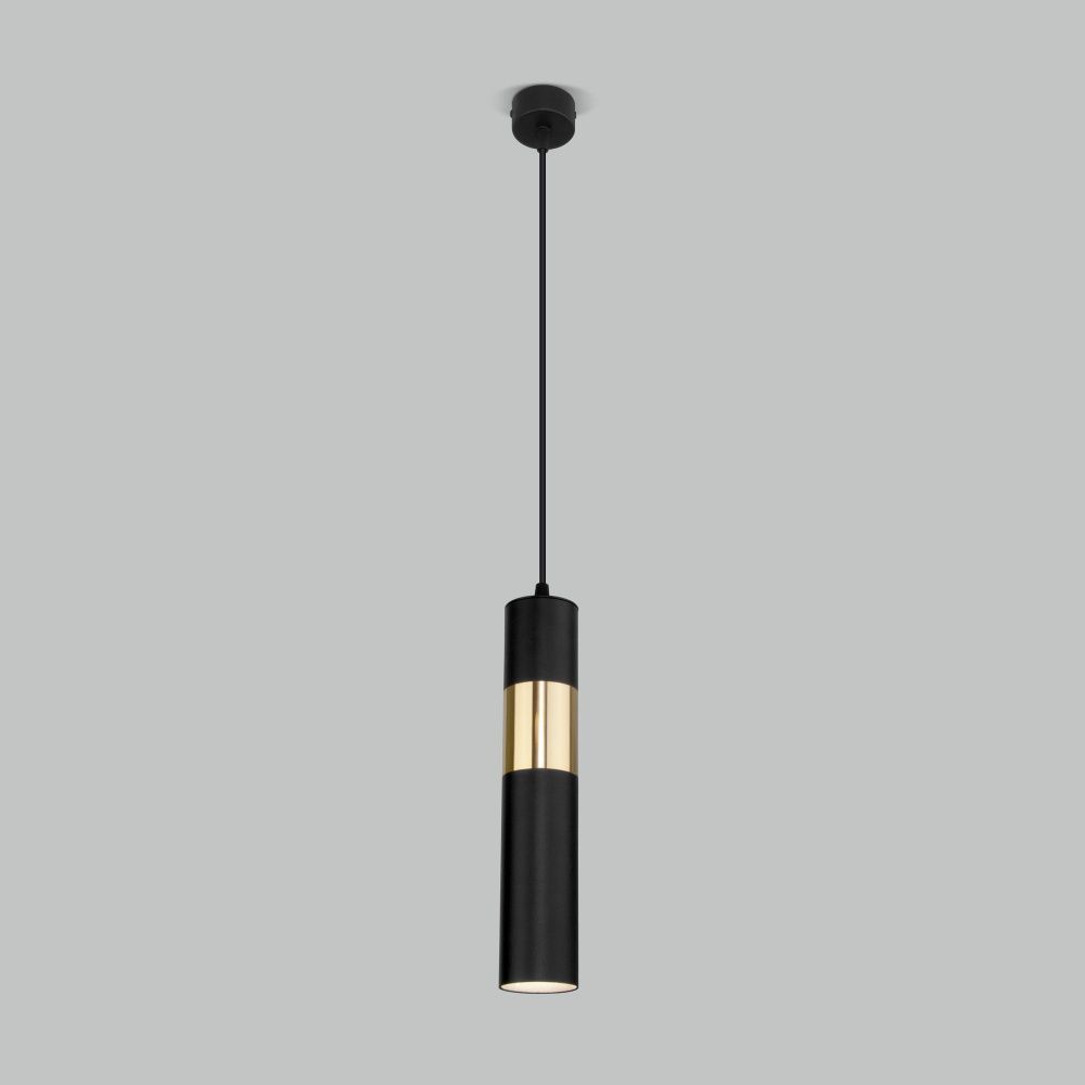 Подвесной светильник 6 см Eurosvet Viero 50097/1 черный/золото