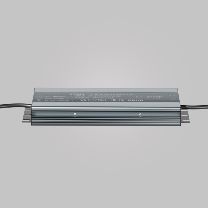 Блок питания для магнитных систем 250Вт, 48V, IP67 Maytoni Power Supply Magnetic PSL008-250W-48V-IP67