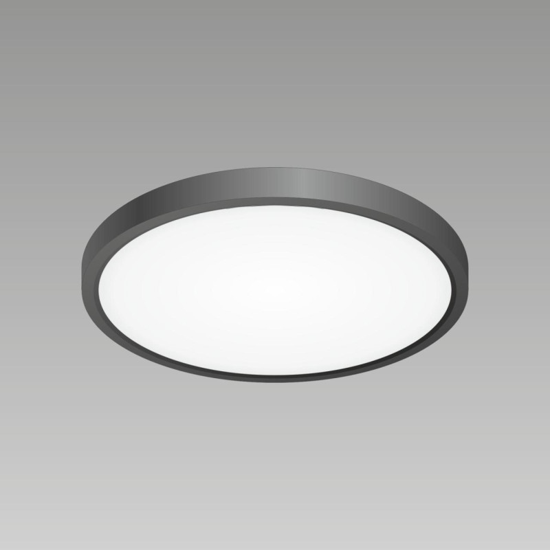 Светильник 30 см, 24W, 3000-4000-5000K Citilux Бейсик CL738241V, LED, черный