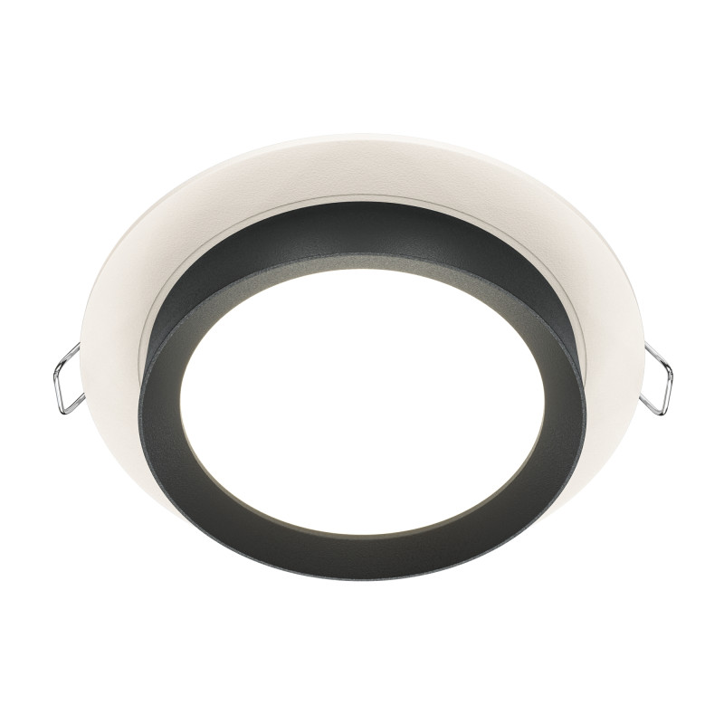 Светильник 11 см, Maytoni Downlight Hoop DL086-GX53-RD-WB, белый-черный