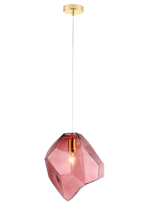 Светильник 25 см, Crystal Lux NUESTRO NUESTRO SP1 GOLD/PINK, золото-розовый
