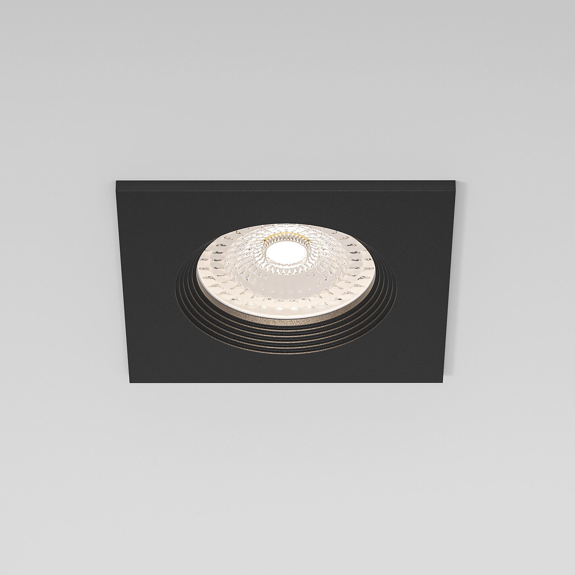 Светильник встраиваемый 8 см, Elektrostandard City GU10 25055/01, черный 